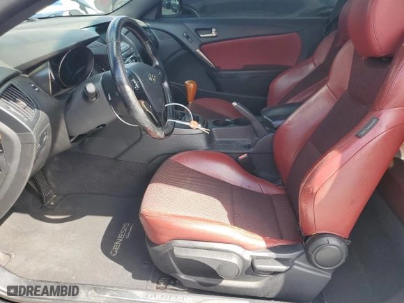 2013 Hyundai Genesis Coupe 2.0T Premium with VIN KMHHT6KD9DU097982, listed as a Copart auction lot 46142525 with 118,447 mi miles and Salvage Title. Bid and sale history available at carsss.com. Image 7.