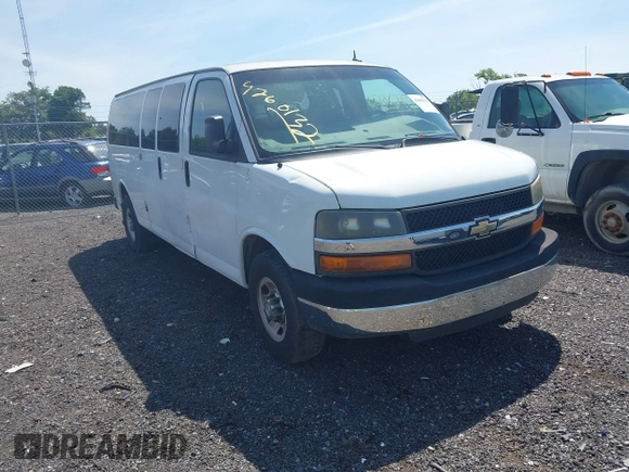 2014 Chevrolet Express Passenger LT с VIN 1GAZG1FG7E1116223, выставлен на аукционе IAAI как лот 42600132 с пробегом 297 913 миль миль и . История ставок и продаж доступна на DreamBid. Изображение 1.