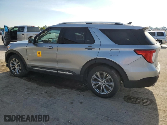 2022 Ford Explorer Limited with VIN 1FMSK8FHXNGA22256, listed as a Copart auction lot 55869995 with 102,919 mi miles and Salvage title. Bid and sale history available at DreamBid. Image 2.