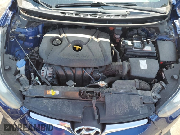 2015 Hyundai Elantra SE with VIN 5NPDH4AE6FH651396, listed as a Copart auction lot 64733025 with 62,495 mi miles and Salvage title. Bid and sale history available at DreamBid. Image 11.
