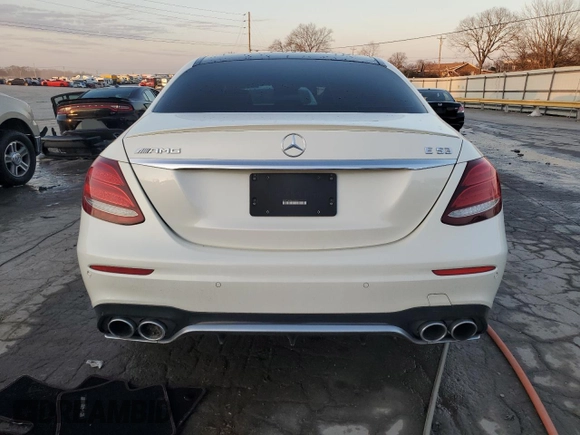 2019 Mercedes-Benz E-Class AMG E 53 with VIN WDDZF6BB1KA650949, listed as a Copart auction lot 86445484 with 57,847 mi miles and Salvage Title. Bid and sale history available at carsss.com. Image 6.