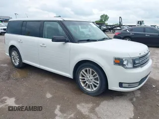 2013 Ford Flex SEL z VIN 2FMGK5C89DBD26547, wystawiony jako IAAI lot #42368585 z przebiegiem 188 178 mil mil oraz . Historia ofert i sprzedaży dostępna na DreamBid. Obrazek 1.