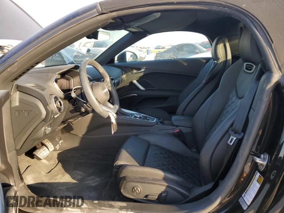 2023 Audi TT Roadster with VIN TRUTECFV5P1005594, listed as a Copart auction lot 77174604 with 14,335 mi miles and Salvage title. Bid and sale history available at DreamBid. Image 7.