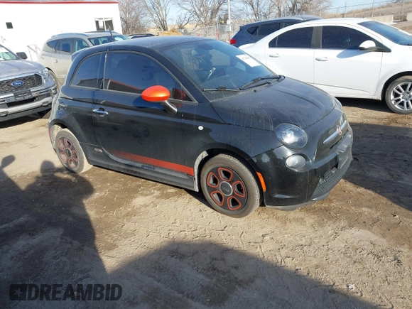 2014 FIAT 500e with VIN 3C3CFFGE6ET228311, listed as a IAAI auction lot 41768959 with 59,360 mi miles. Bid and sale history available at carsss.com. Image 1.