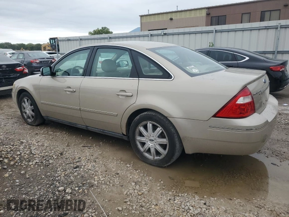 2005 Ford Five Hundred Limited with VIN 1FAFP28135G186278, listed as a Copart auction lot 72727444 with 0 mi miles and Salvage Title. Bid and sale history available at carsss.com. Image 2.