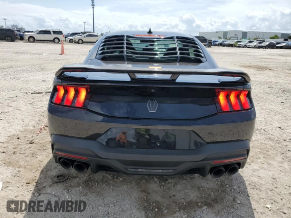 2024 Ford Mustang Dark Horse with VIN 1FA6P8R0XR5501426, listed as a Copart auction lot 71788544 with 0 mi miles and Salvage Title. Bid and sale history available at carsss.com. Image 6.