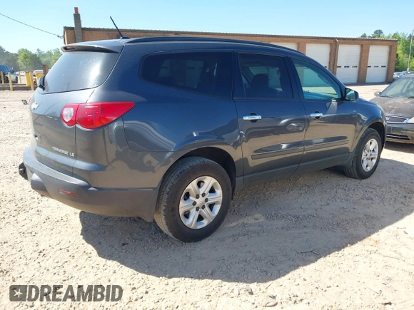 2012 Chevrolet Traverse LS z VIN 1GNKRFED8CJ294587, wystawiony jako IAAI lot #42054914 z przebiegiem 170 136 mil mil oraz . Historia ofert i sprzedaży dostępna na DreamBid. Obrazek 4.