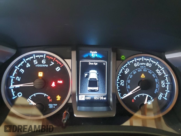 2023 Toyota Tacoma SR z VIN 3TMCZ5AN4PM599664, wystawiony jako Copart lot #57462455 z przebiegiem 65 736 mil mil oraz Szkoda całkowita • Salvage title. Historia ofert i sprzedaży dostępna na DreamBid. Obrazek 9.