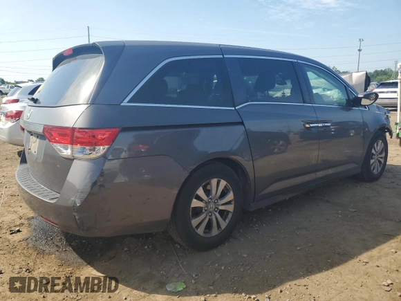 2014 Honda Odyssey EX-L with VIN 5FNRL5H61EB046093, listed as a Copart auction lot 61930335 with Not provided miles and Salvage title. Bid and sale history available at DreamBid. Image 3.