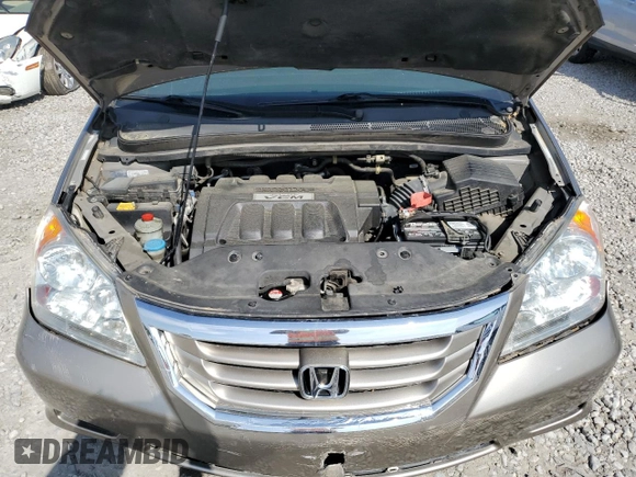 2010 Honda Odyssey EX-L with VIN 5FNRL3H6XAB055759, listed as a Copart auction lot 50829925 with 215,185 mi miles and Clean Title. Bid and sale history available at carsss.com. Image 12.
