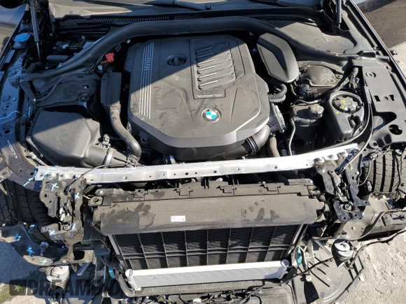 2024 BMW 8 Series 840i with VIN WBAGV2C05RCP20023, listed as a Copart auction lot 73481124 with 6,454 mi miles and Salvage Title. Bid and sale history available at carsss.com. Image 11.