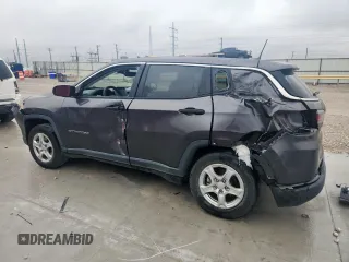 2022 Jeep Compass Sport с VIN 3C4NJCAB2NT167961, выставлен на аукционе Copart как лот 60328305 с пробегом 22 187 миль миль и Списание • Salvage title. История ставок и продаж доступна на DreamBid. Изображение 2.