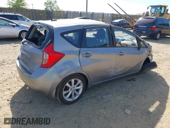 2015 Nissan Note SV with VIN 3N1CE2CPXFL390347, listed as a IAAI auction lot 42115455 with 117,924 mi miles and . Bid and sale history available at DreamBid. Image 4.