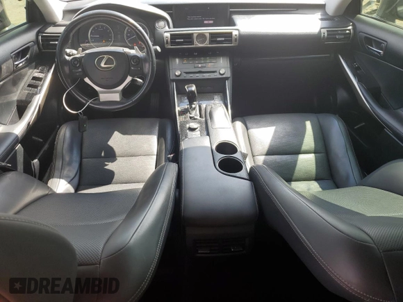 2015 Lexus IS 250 with VIN JTHBF1D20F5063134, listed as a Copart auction lot 54913825 with 123,287 mi miles and Salvage title. Bid and sale history available at DreamBid. Image 8.
