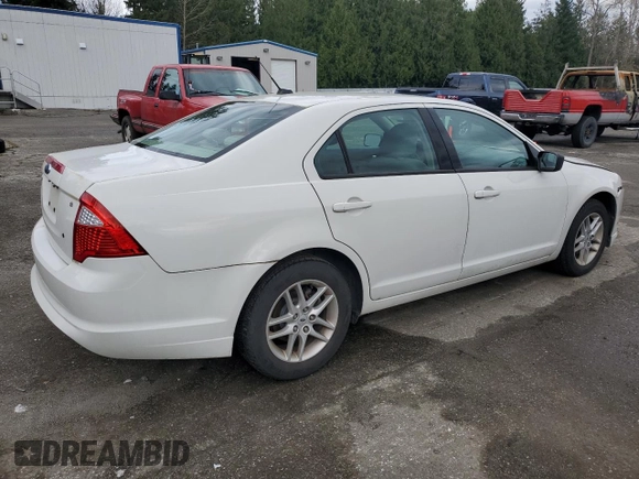 2010 Ford Fusion S with VIN 3FAHP0GAXAR266081, listed as a Copart auction lot 49902005 with 48,892 mi miles and Salvage Title. Bid and sale history available at carsss.com. Image 3.