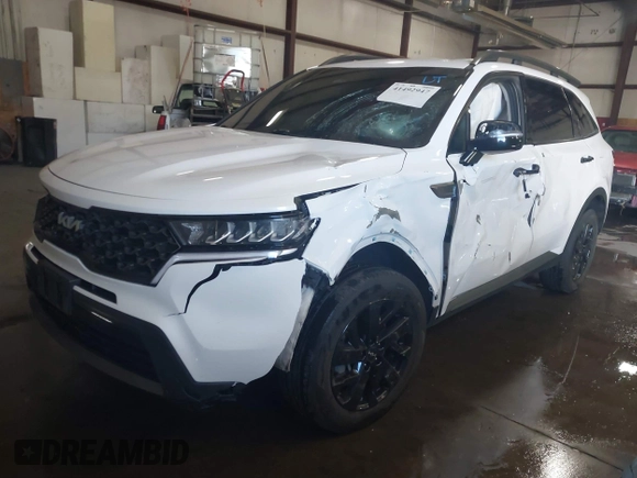 2022 Kia Sorento X-Line S with VIN 5XYRLDLC3NG158006, listed as a IAAI auction lot 41492947 with 28,691 mi miles. Bid and sale history available at carsss.com. Image 17.