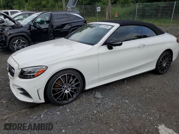 2023 Mercedes-Benz C 300 with VIN W1KWK8DB2PG119688, listed as a Copart auction lot 66155854 with 13,186 mi miles and Salvage Title. Bid and sale history available at DreamBid. Image 1.