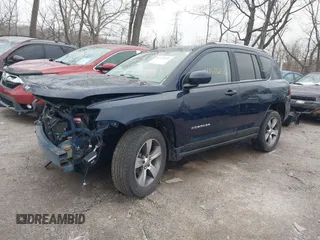 2017 Jeep Compass High Altitude with VIN 1C4NJDEBXHD139545, listed as a IAAI auction lot 41576246 with 89,969 mi miles and . Bid and sale history available at carsss.com. Image 2.
