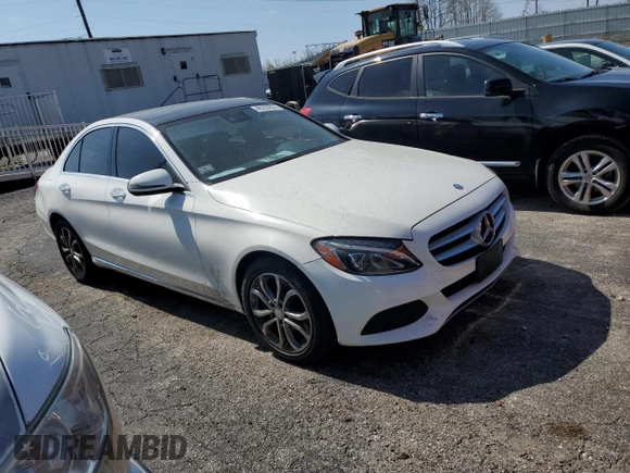 2016 Mercedes-Benz C 300 Luxury with VIN 55SWF4KB9GU117553, listed as a Copart auction lot 46359994 with 133,094 mi miles and Salvage title. Bid and sale history available at DreamBid. Image 4.