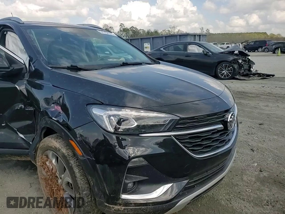 2023 Buick Encore GX Essence with VIN KL4MMFSL8PB041422, listed as a Copart auction lot 51762375 with 25,283 mi miles and Salvage title. Bid and sale history available at DreamBid. Image 11.