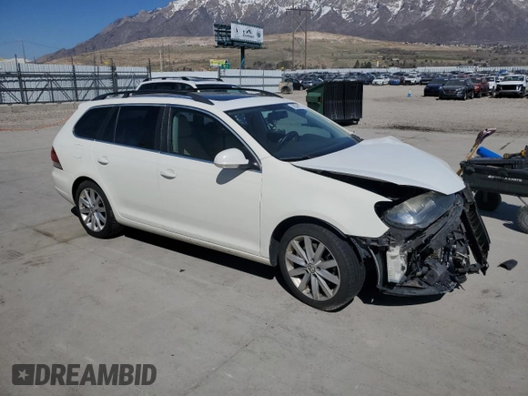 2011 Volkswagen Jetta SportWagen TDI with VIN 3VWPL7AJ0BM666018, listed as a Copart auction lot 50596825 with 133,948 mi miles and Salvage Title. Bid and sale history available at carsss.com. Image 4.
