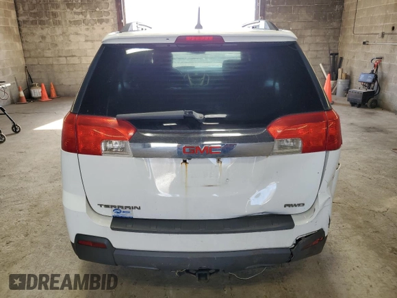 2011 GMC Terrain SLE-2 with VIN 2CTFLTEC7B6424523, listed as a Copart auction lot 49105695 with 144,633 mi miles and Salvage title. Bid and sale history available at DreamBid. Image 6.