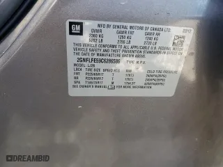 2012 Chevrolet Equinox LTZ with VIN 2GNFLFE59C6286586, listed as a Copart auction lot 48455965 with 155,888 mi miles and Salvage Title. Bid and sale history available at carsss.com. Image 15.