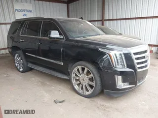2017 Cadillac Escalade Luxury with VIN 1GYS4BKJ7HR201264, listed as a IAAI auction lot 41833359 with 187,107 mi miles. Bid and sale history available at carsss.com. Image 1.