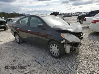 2012 Nissan Versa S with VIN 3N1CN7AP8CL868924, listed as a Copart auction lot 47470015 with 168,465 mi miles and Salvage Title. Bid and sale history available at carsss.com. Image 4.