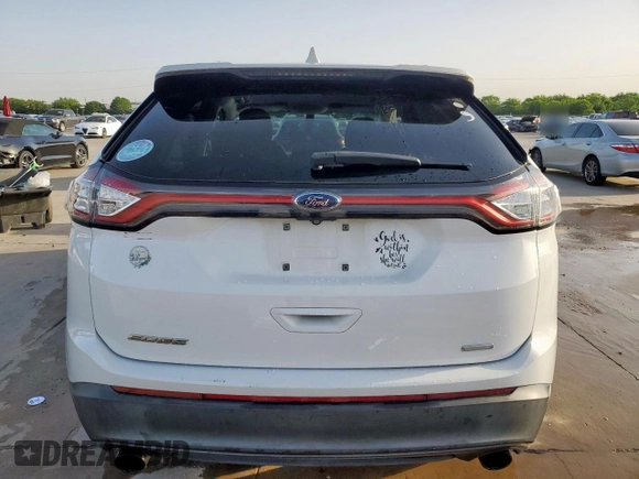 2018 Ford Edge SE с VIN 2FMPK3G98JBB78944, выставлен на аукционе Copart как лот 57600685 с пробегом 134 752 миль миль и Списание • Salvage title. История ставок и продаж доступна на DreamBid. Изображение 6.