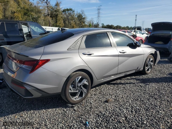 2025 Hyundai Elantra SEL Sport with VIN KMHLM4DG2SU874776, listed as a Copart auction lot 47321865 with 5,863 mi miles and Salvage Title. Bid and sale history available at carsss.com. Image 3.