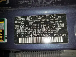 2025 Hyundai Kona SEL с VIN KM8HBCAB8SU232027, выставлен на аукционе Copart как лот 60914005 с пробегом 9 223 миль миль и Чистый • Clean title. История ставок и продаж доступна на DreamBid. Изображение 13.