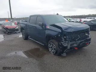 2019 Chevrolet Silverado 1500 LT Trail Boss with VIN 1GCPYFED9KZ314198, listed as a IAAI auction lot 41962108 with 74,858 mi miles. Bid and sale history available at carsss.com. Image 1.