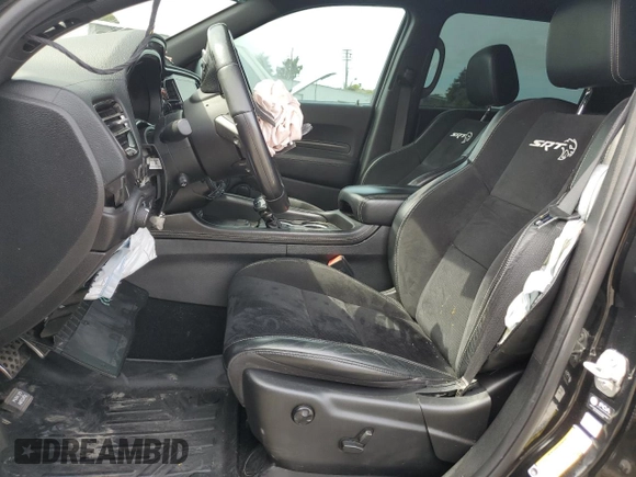 2021 Dodge Durango SRT Hellcat with VIN 1C4SDJH98MC689327, listed as a Copart auction lot 52169015 with 53,009 mi miles and Salvage title. Bid and sale history available at DreamBid. Image 7.