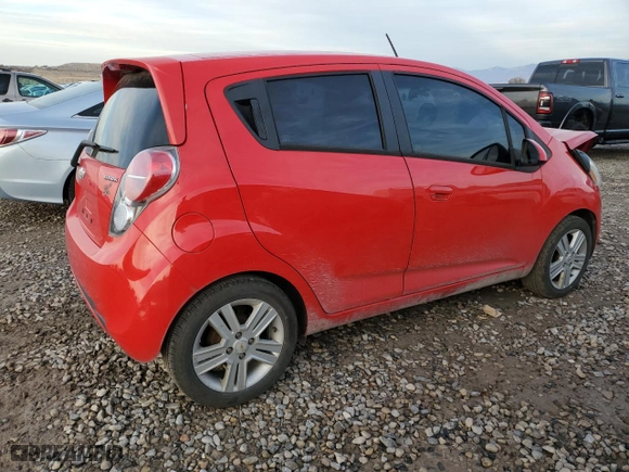 2015 Chevrolet Spark LS with VIN KL8CA6S92FC813235, listed as a Copart auction lot 80529464 with 168,593 mi miles and Salvage Title. Bid and sale history available at carsss.com. Image 3.