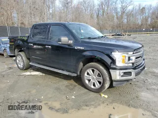 2018 Ford F-150 XL with VIN 1FTEW1EG6JFE44000, listed as a Copart auction lot 44546385 with 119,387 mi miles and Salvage Title. Bid and sale history available at carsss.com. Image 4.