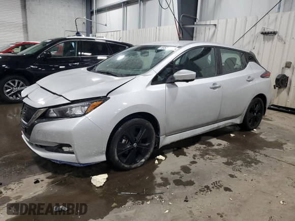 2020 Nissan LEAF SV Plus with VIN 1N4BZ1CP8LC308684, listed as a Copart auction lot 44650975 with 25,570 mi miles and Salvage Title. Bid and sale history available at DreamBid. Image 1.