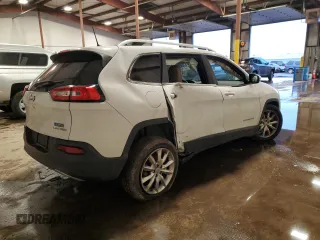 2016 Jeep Cherokee Limited with VIN 1C4PJLDB8GW355062, listed as a Copart auction lot 43750865 with 109,935 mi miles and Salvage Title. Bid and sale history available at carsss.com. Image 3.