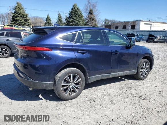 2021 Toyota Venza LE with VIN JTEAAAAHXMJ029299, listed as a Copart auction lot 50992295 with 234,216 mi miles and Salvage Title. Bid and sale history available at carsss.com. Image 3.
