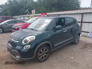 2014 FIAT 500L Trekking with VIN ZFBCFADH5EZ017402, listed as a IAAI auction lot 42769471 with 118,546 mi miles and . Bid and sale history available at DreamBid. Image 2.