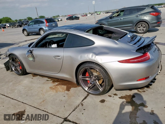 2012 Porsche 911 991 Carrera with VIN WP0AA2A97CS106674, listed as a Copart auction lot 52829135 with Not Provided miles and Salvage Title. Bid and sale history available at DreamBid. Image 2.