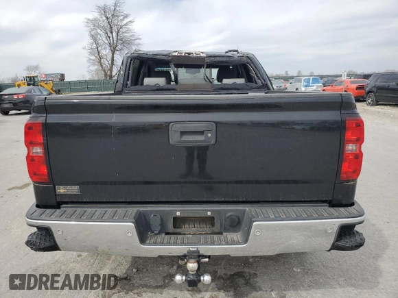2015 Chevrolet Silverado 1500 LTZ with VIN 3GCUKSEC0FG518950, listed as a Copart auction lot 50194585 with 199,482 mi miles and Salvage Title. Bid and sale history available at carsss.com. Image 6.