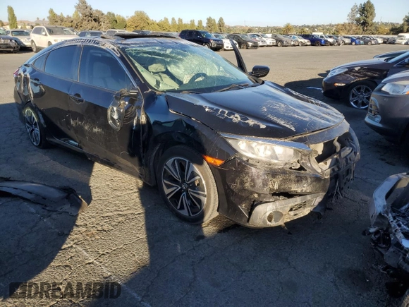 2017 Honda Civic EX-T with VIN 19XFC1E3XHE006935, listed as a Copart auction lot 70423094 with Not Provided miles and Salvage Title. Bid and sale history available at DreamBid. Image 4.