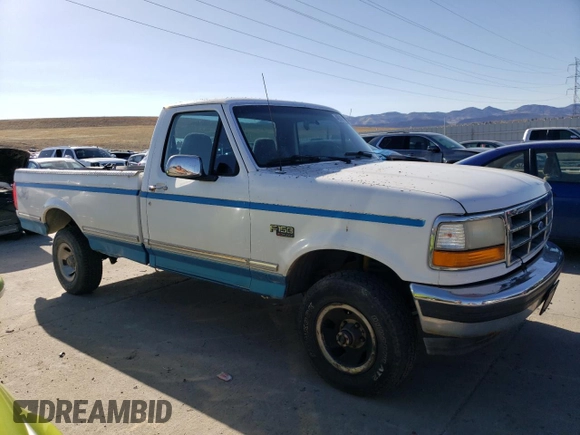 1995 Ford F-150 with VIN 1FTEF14N7SLB10674, listed as a Copart auction lot 48249815 with 183,744 mi miles and Clean Title. Bid and sale history available at carsss.com. Image 4.