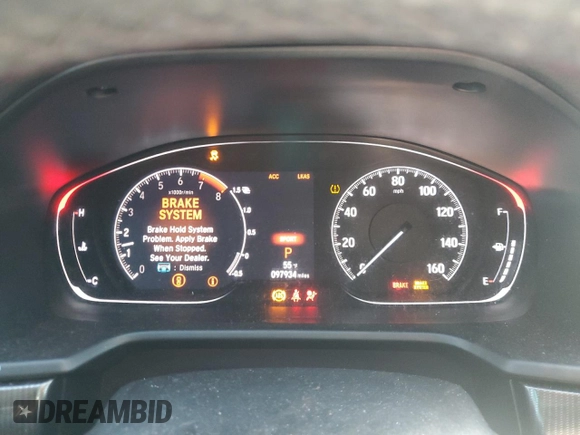 2020 Honda Accord Sport with VIN 1HGCV2F38LA018046, listed as a Copart auction lot 52572875 with 97,934 mi miles and Salvage title. Bid and sale history available at DreamBid. Image 9.