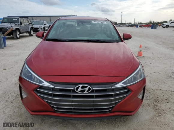2020 Hyundai Elantra SEL with VIN 5NPD84LFXLH540951, listed as a Copart auction lot 45694925 with 84,635 mi miles and Non Repairable. Bid and sale history available at carsss.com. Image 5.