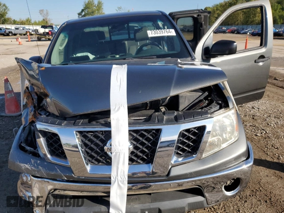 2009 Nissan Frontier SE with VIN 1N6AD06W09C426803, listed as a Copart auction lot 73039764 with Not provided miles and Salvage title. Bid and sale history available at DreamBid. Image 12.