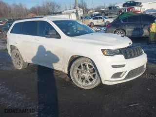 2019 Jeep Grand Cherokee Limited with VIN 1C4RJFBG5KC815474, listed as a IAAI auction lot 41410842 with 45,480 mi miles. Bid and sale history available at carsss.com. Image 1.