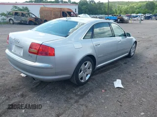 2006 Audi A8 4.2L z VIN WAUML44EX6N018455, wystawiony jako IAAI lot #42178587 z przebiegiem Nie podano mil oraz . Historia ofert i sprzedaży dostępna na DreamBid. Obrazek 4.