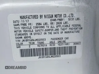 2018 Infiniti Q70 Luxe z VIN JN1BY1AR4JM220503, wystawiony jako IAAI lot #42208973 z przebiegiem 70 720 mil mil oraz . Historia ofert i sprzedaży dostępna na DreamBid. Obrazek 9.